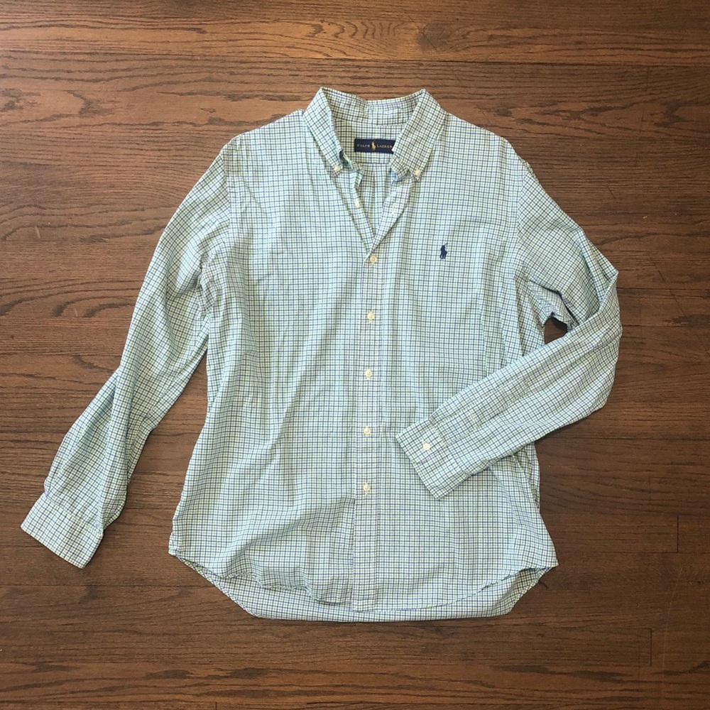 Polo Ralph Lauren plaid button down Size L